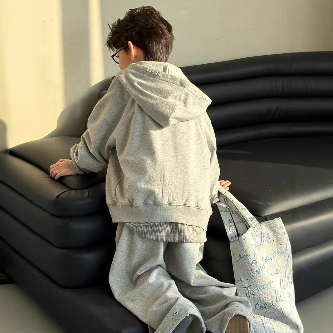 Kids Neutral coloured Tracksuit