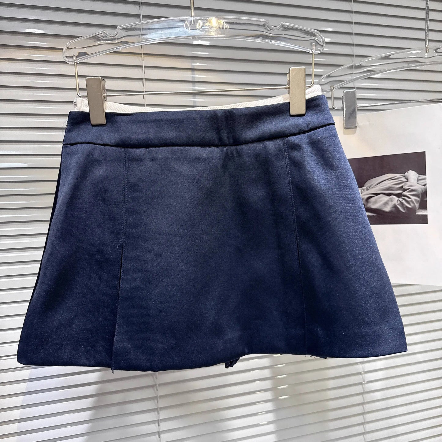 Turn Down Collar Sequins Beadings skirt set