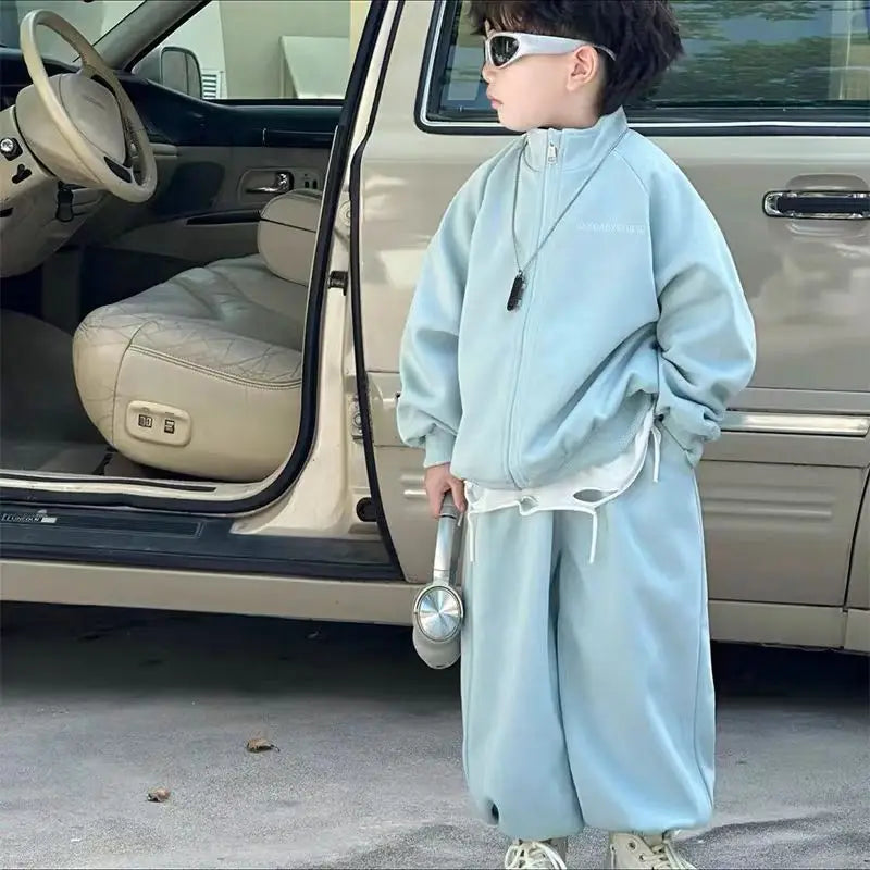 High neck Set Sweatshirt