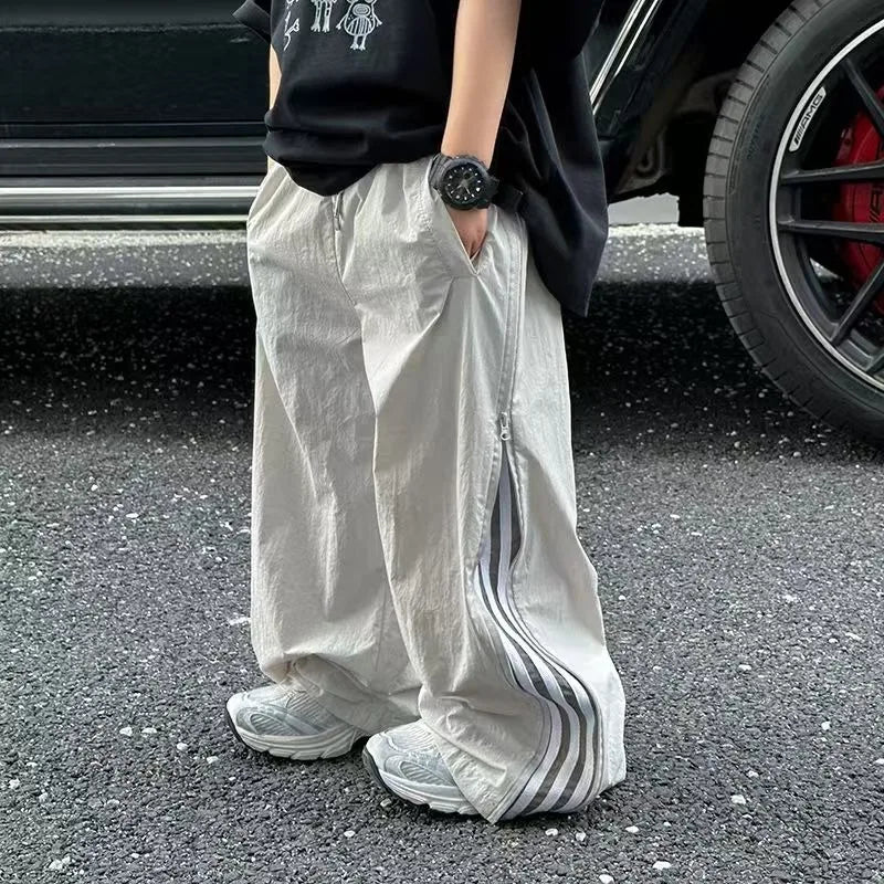 Zipper street-style Pants