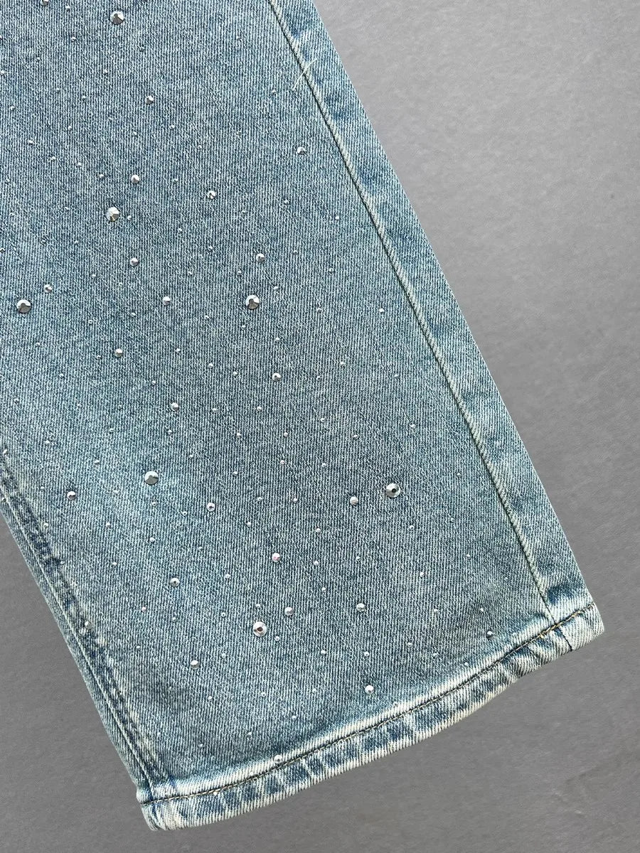 High Waist diamanté Jeans