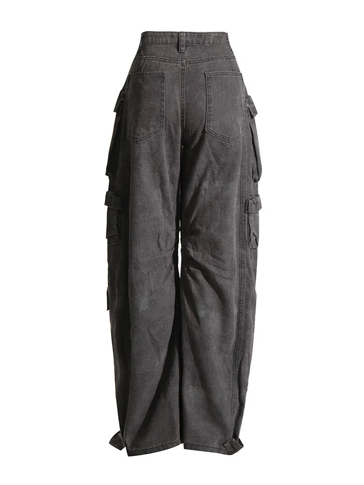 Loose Wide Leg cargo Pants