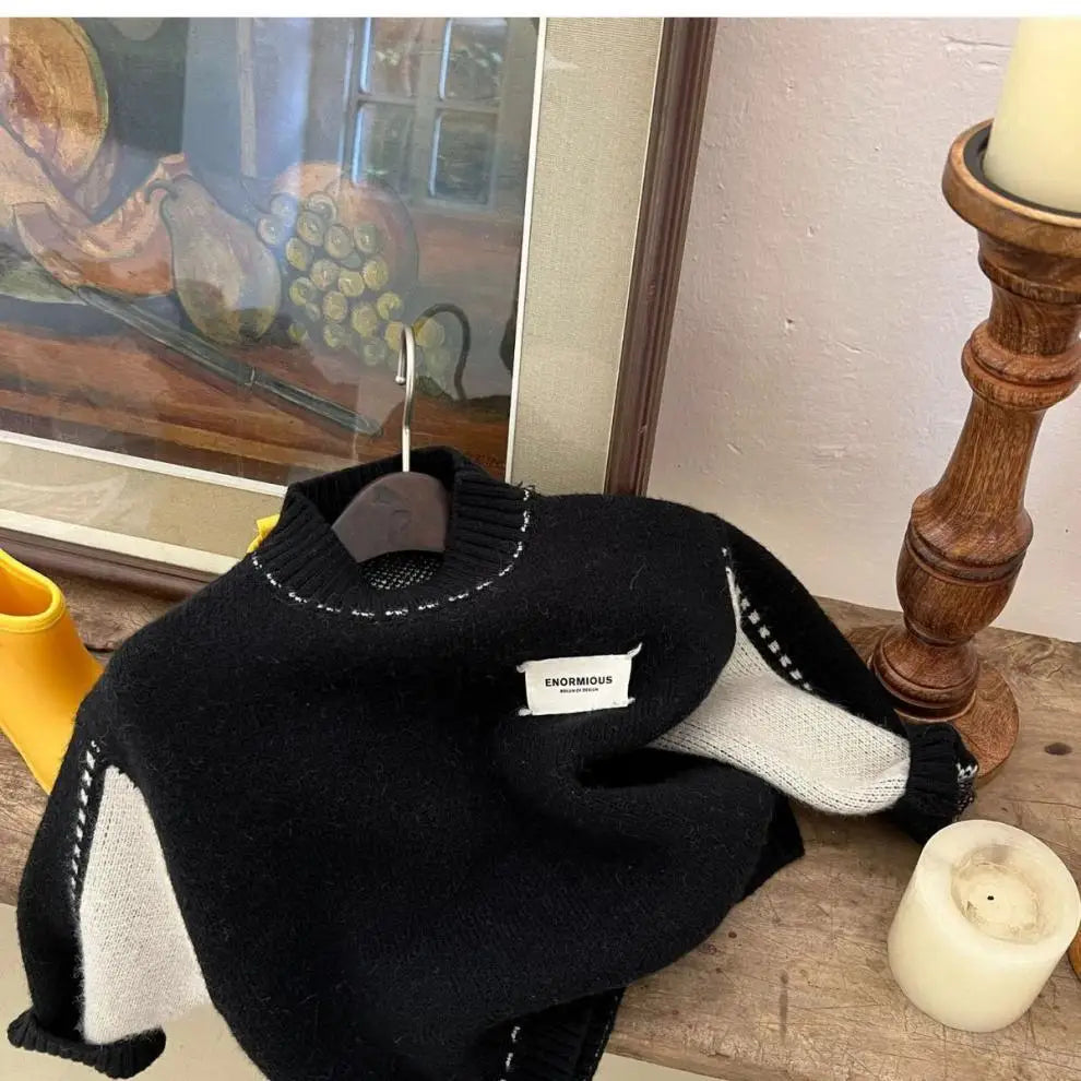 Boys Woolen Sweater Cotton Knitting