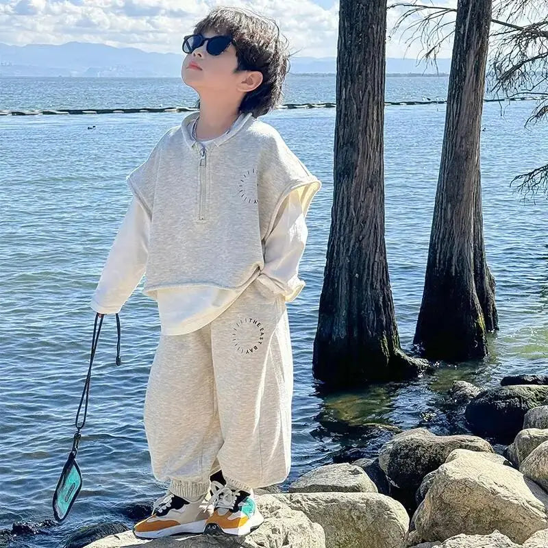 Casual Pullover Sweater Pants 3-piece