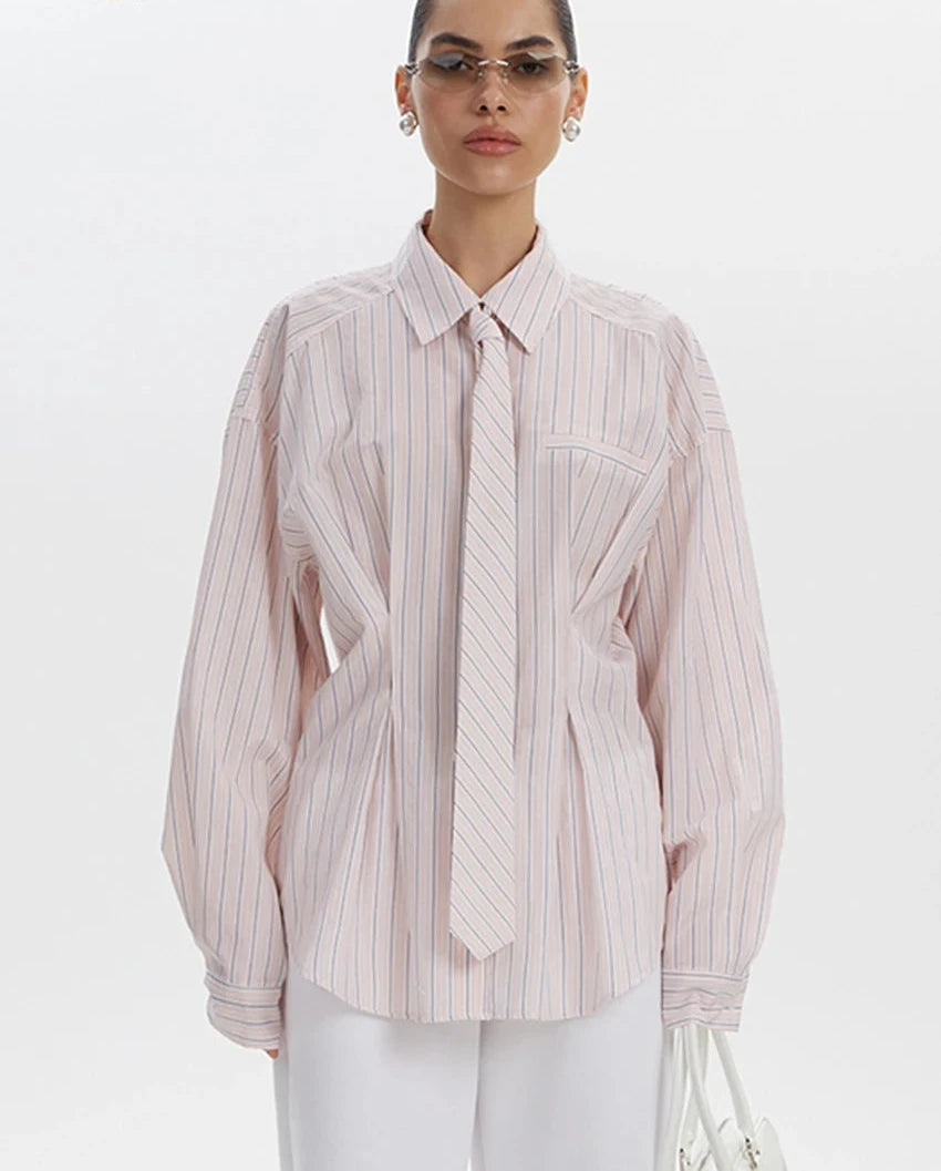 Blouse Elegant Tie top