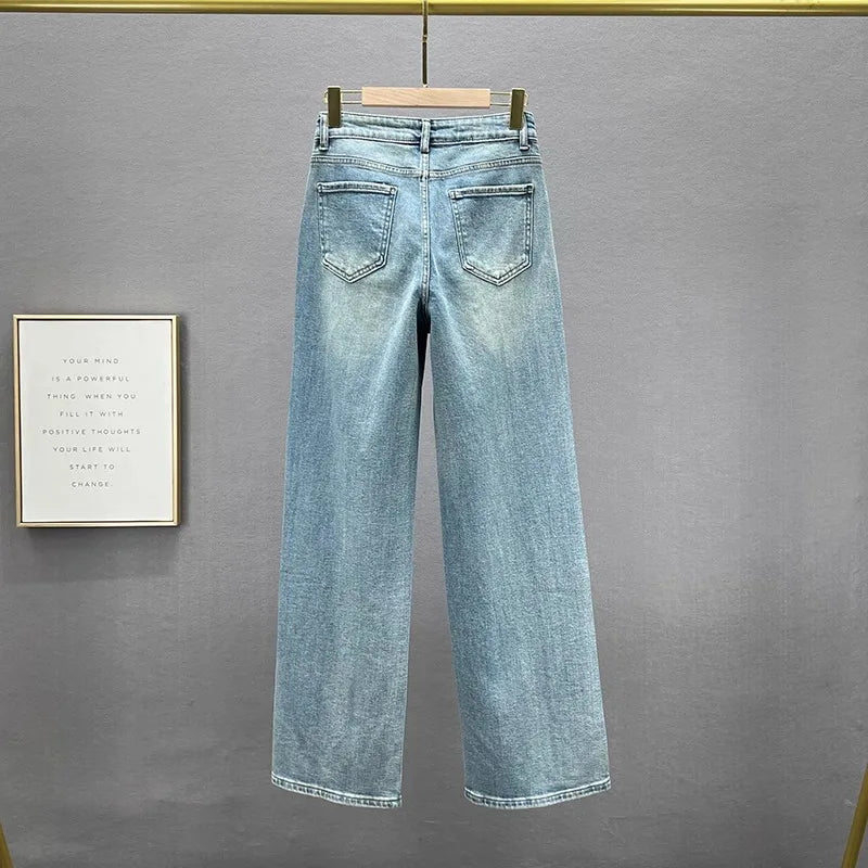 High Waist diamanté Jeans