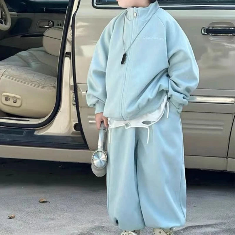 High neck Set Sweatshirt