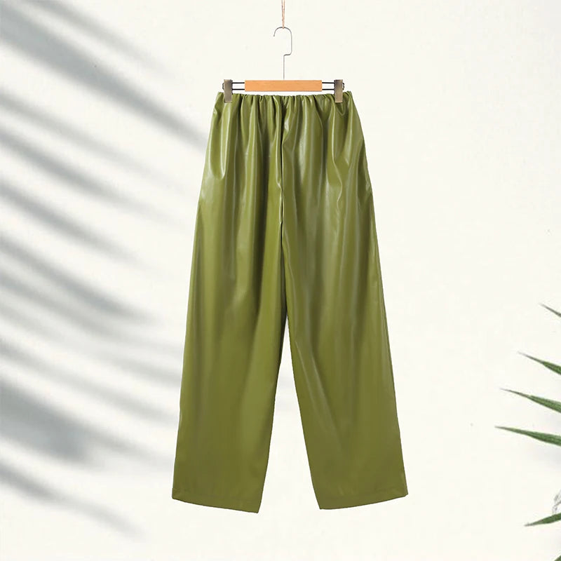 Vintage Leather skirt or pant set