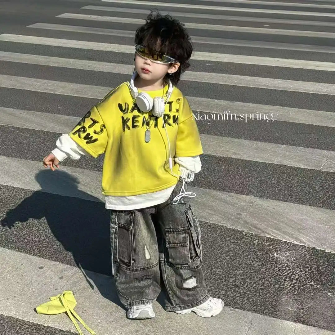 Patchwork  T-shirt Retro