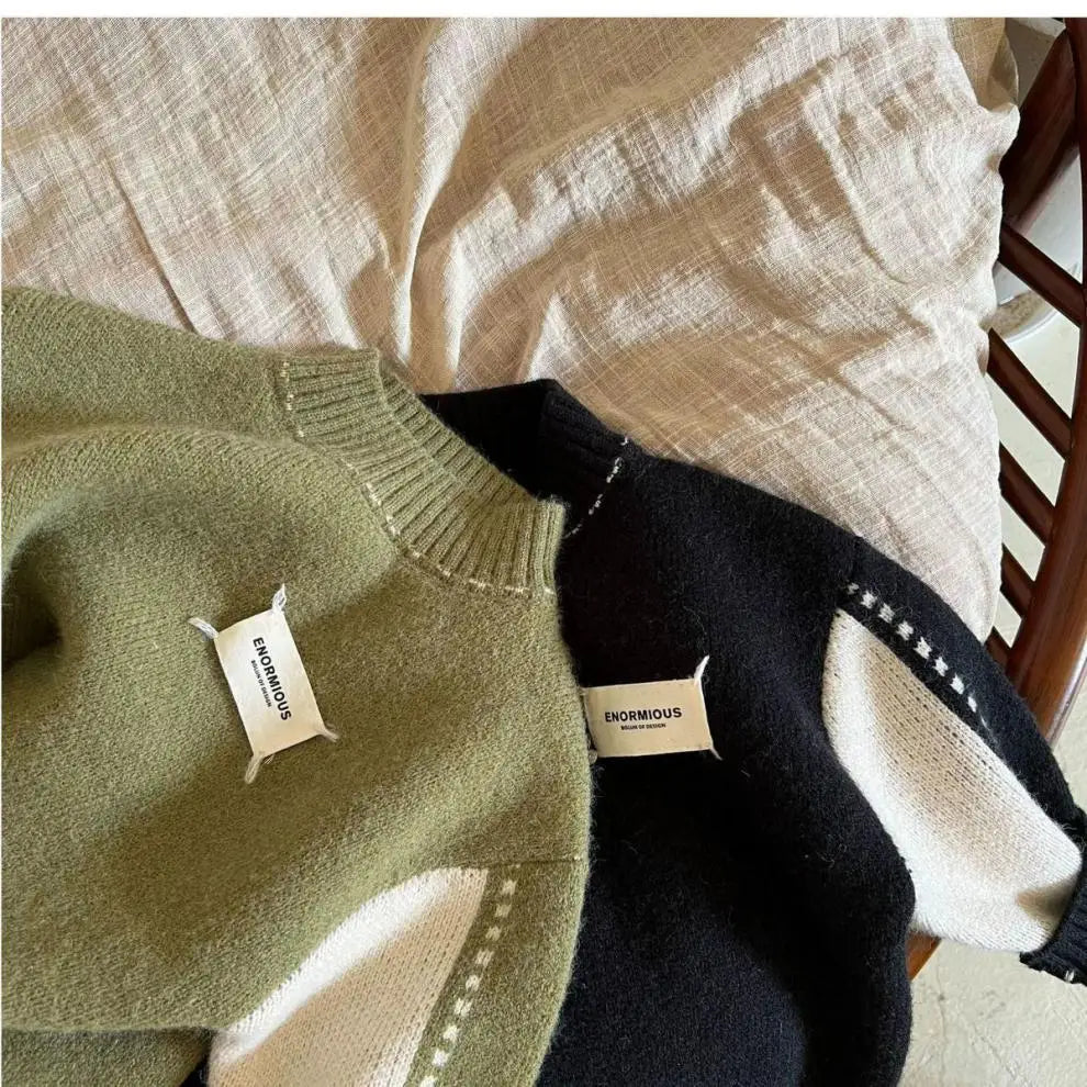 Boys Woolen Sweater Cotton Knitting