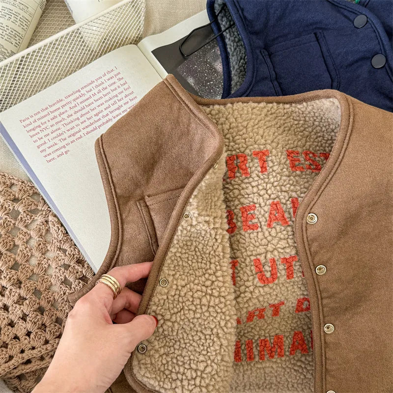 Reversible Lambskin Vest