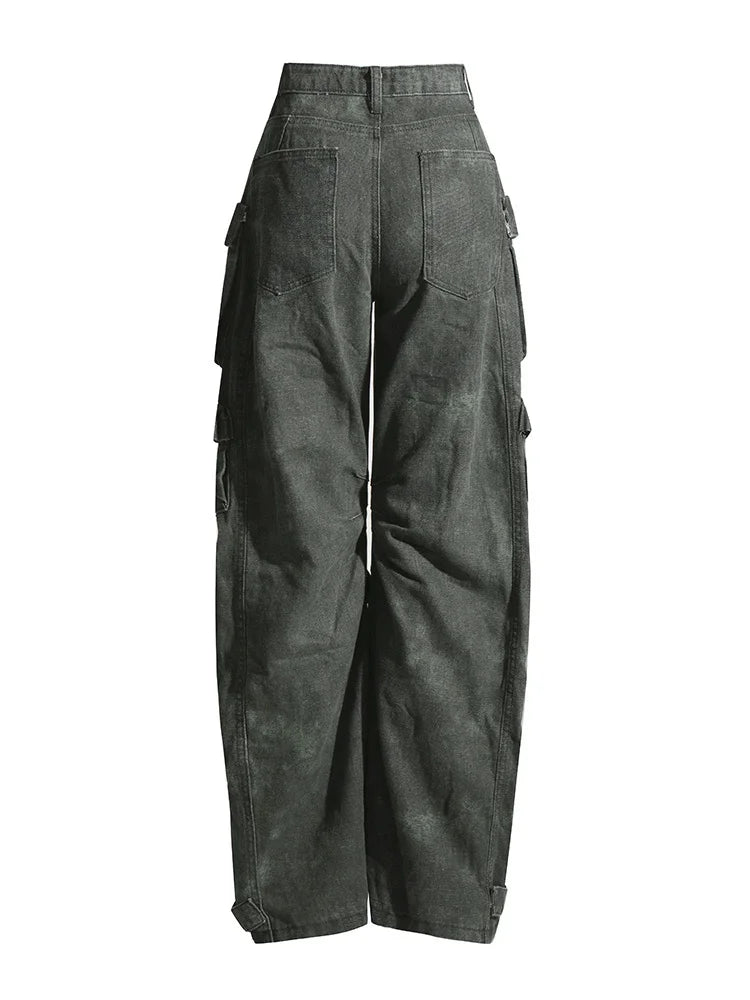 Loose Wide Leg cargo Pants