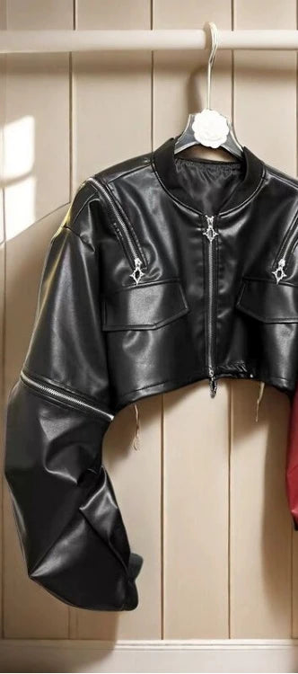 Zipper Female Punk Jacket