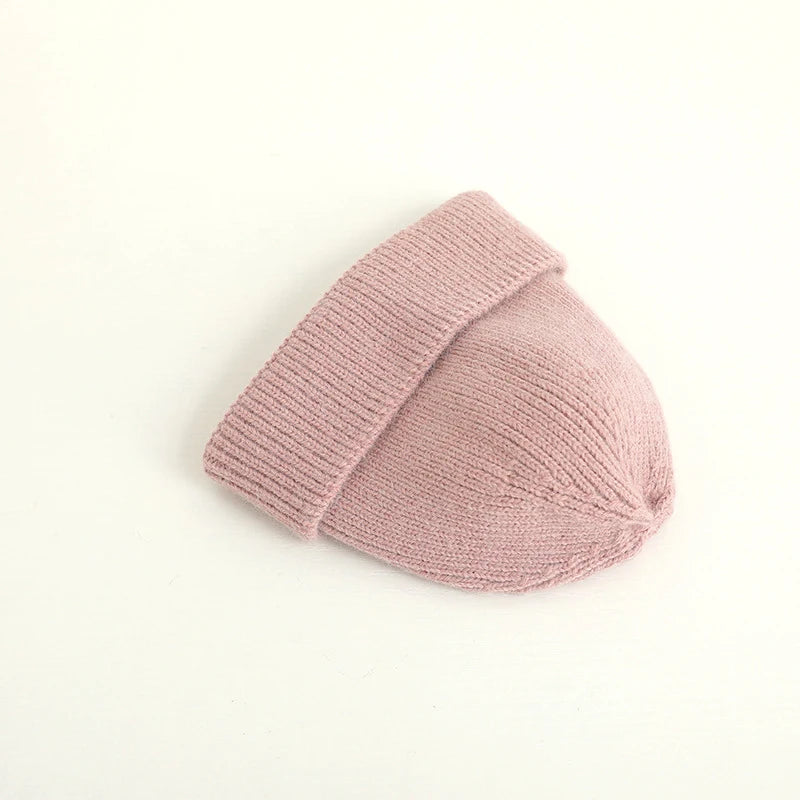 Candy Color Knitted Beanie for Kids