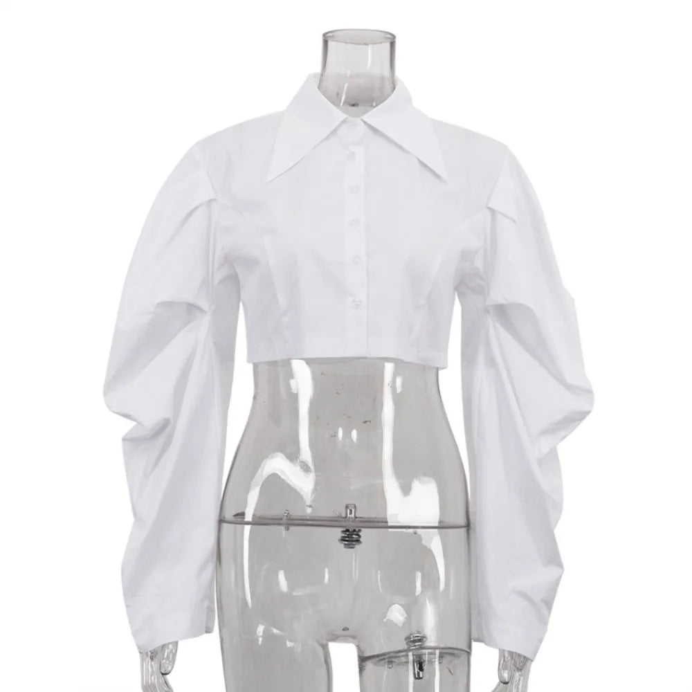 French Simple White Shirt