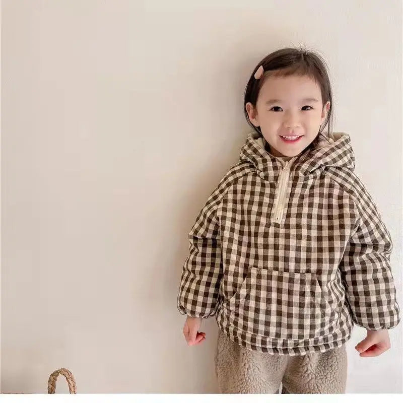 Fashion Plaid Kids Jacket