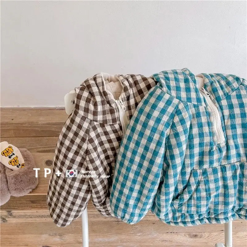 Fashion Plaid Kids Jacket