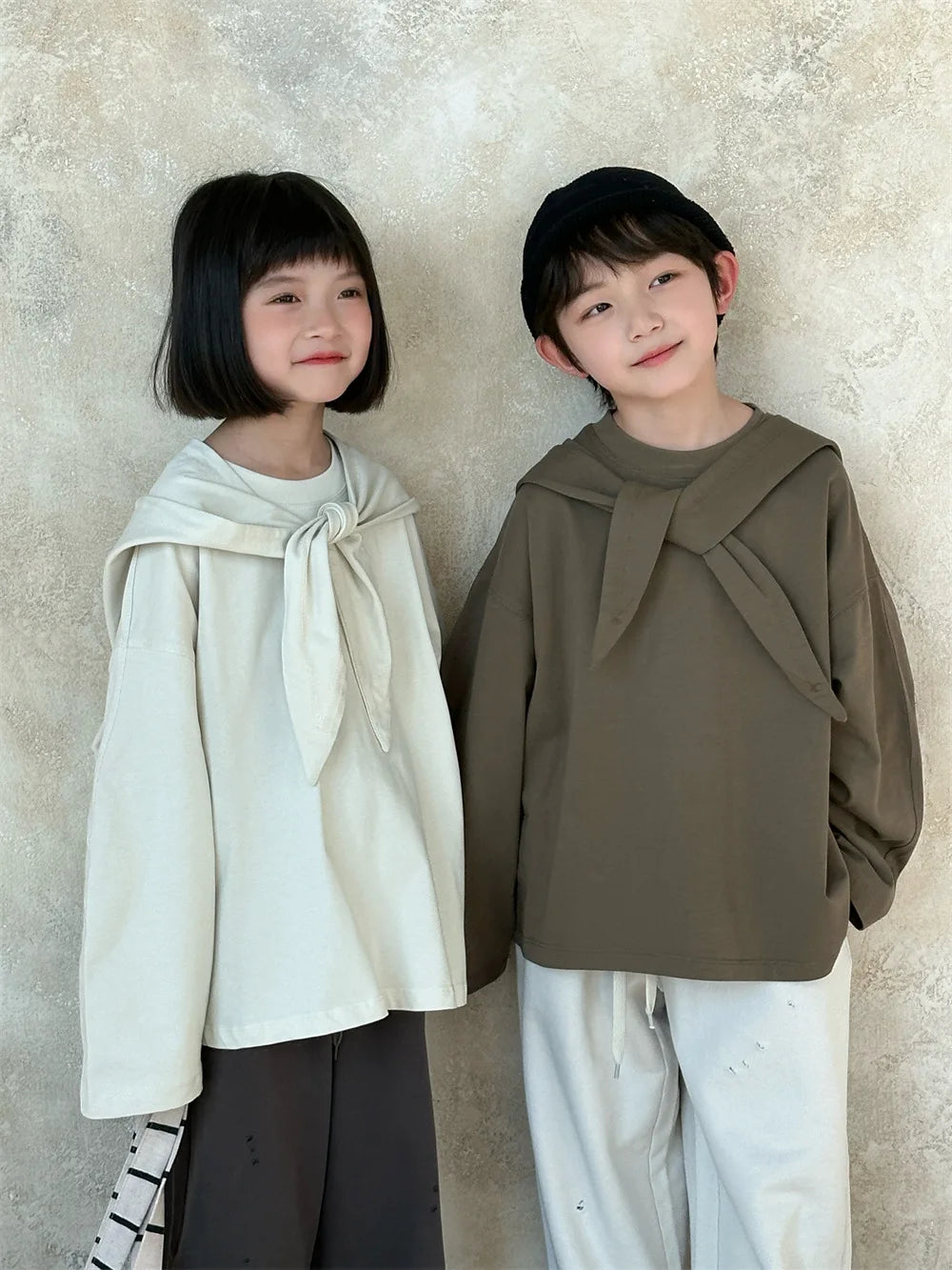Kids Western Style Versatile Long sleeve