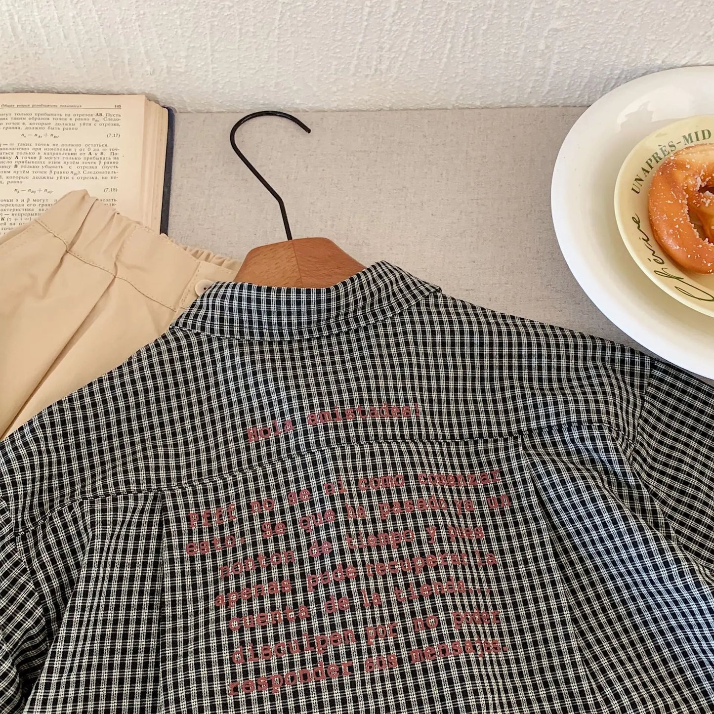 Retro Plaid Boys Shirt