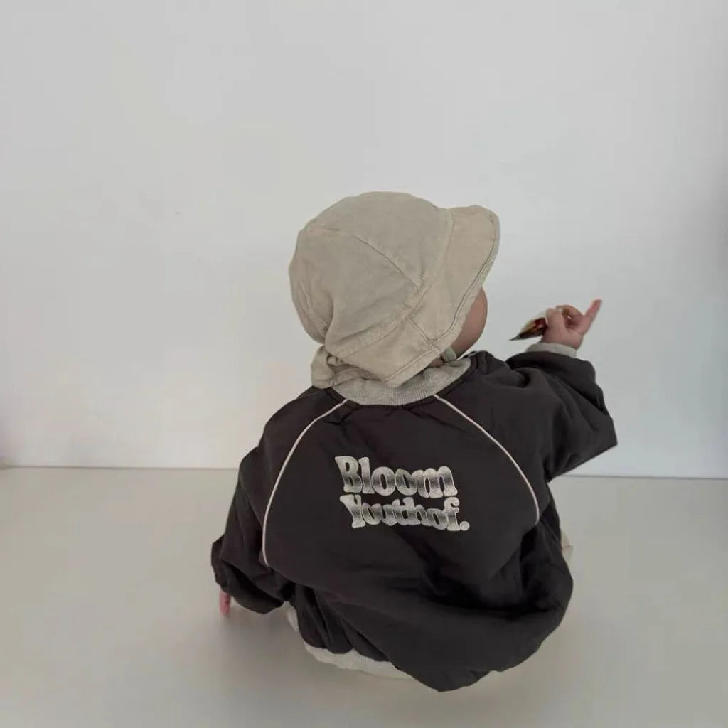 Baby Vintage Padded Jacket Plus Velvet