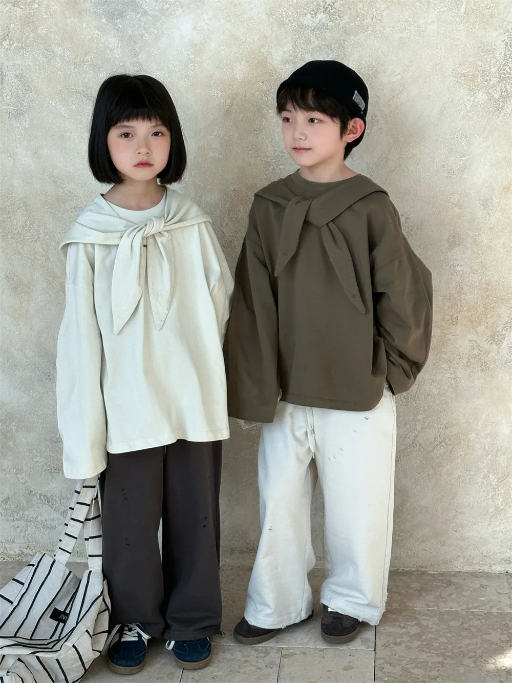 Kids Western Style Versatile Long sleeve