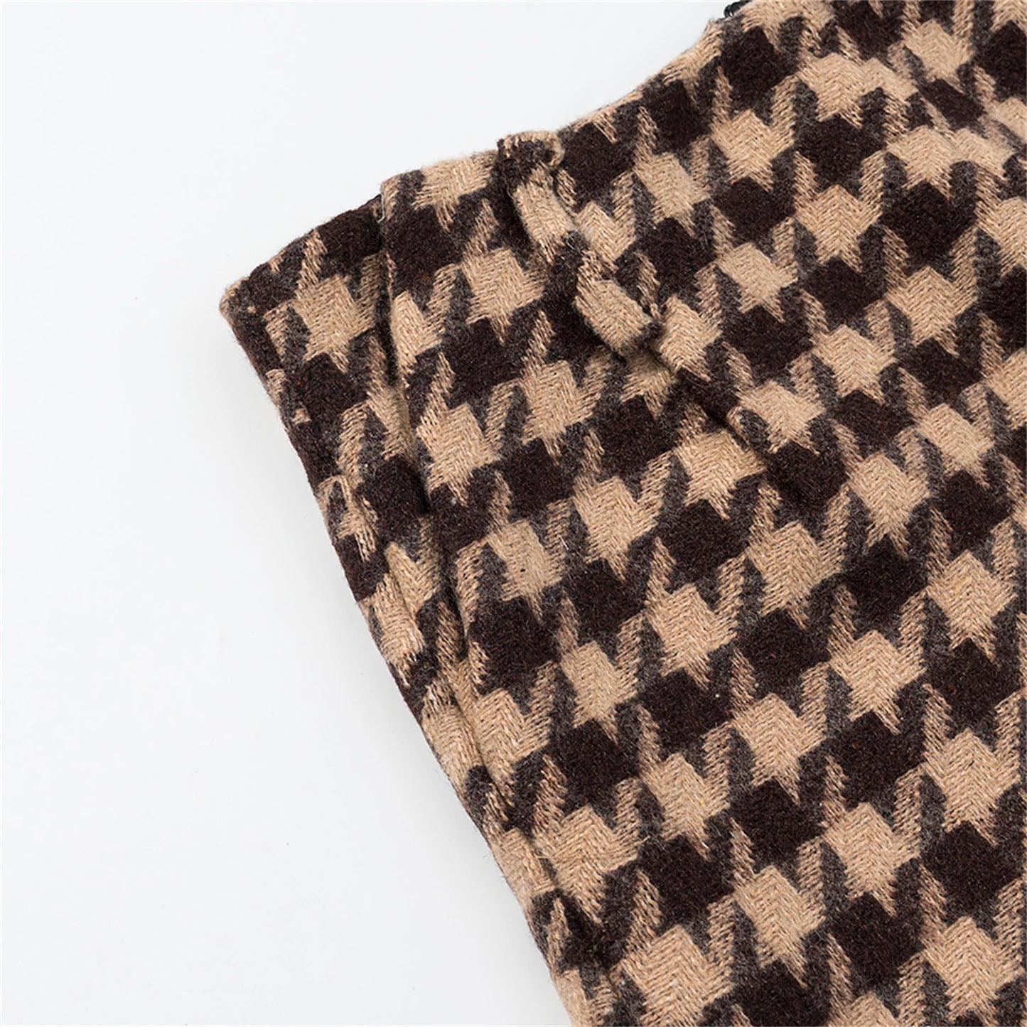 Plaid Long-Sleeve Jacket set