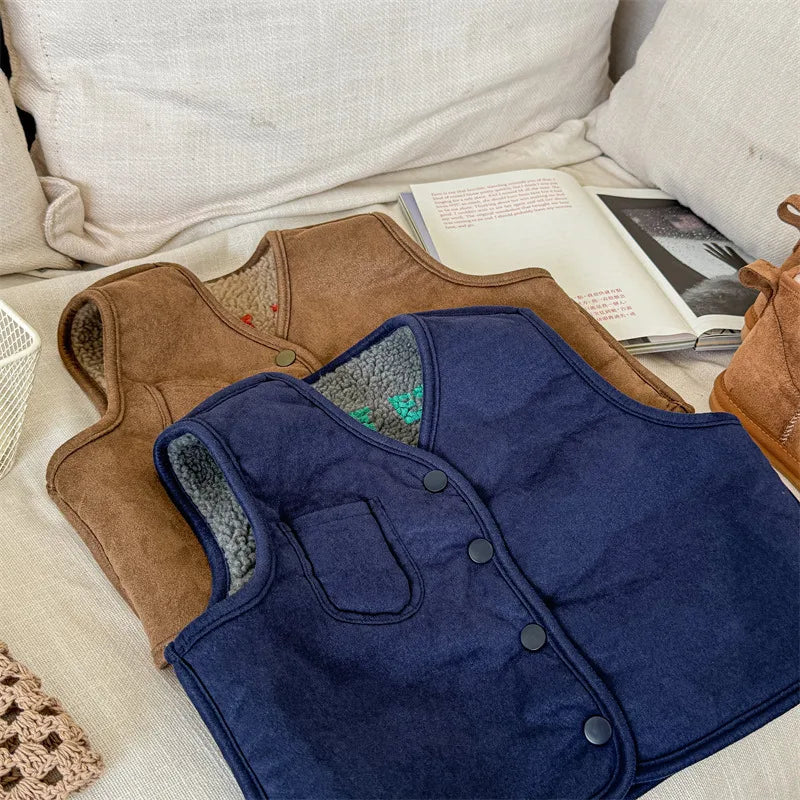 Reversible Lambskin Vest