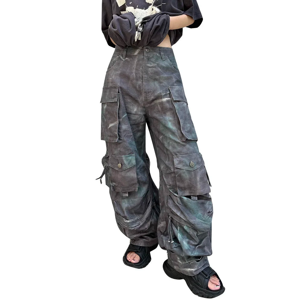 Loose Wide Leg cargo Pants