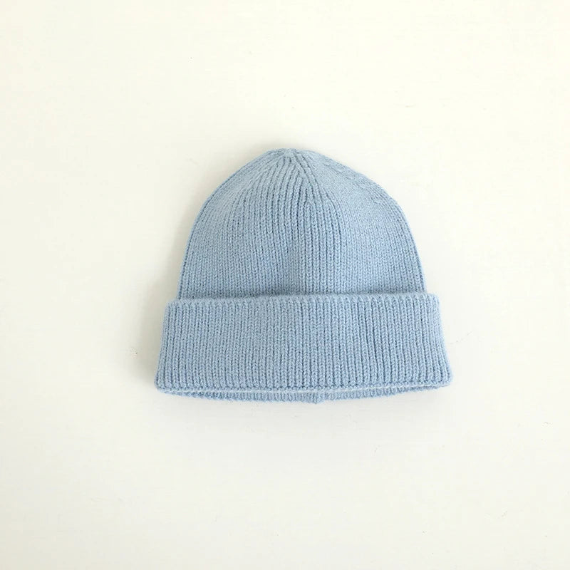 Candy Color Knitted Beanie for Kids
