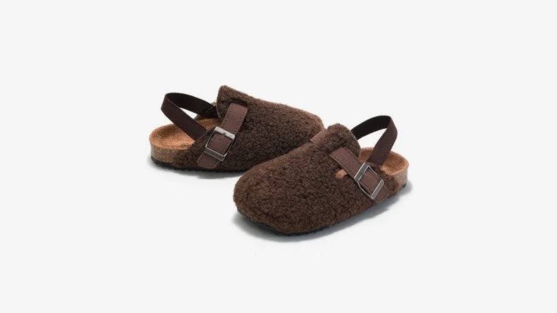 Children's Fleece Elastic Clogs