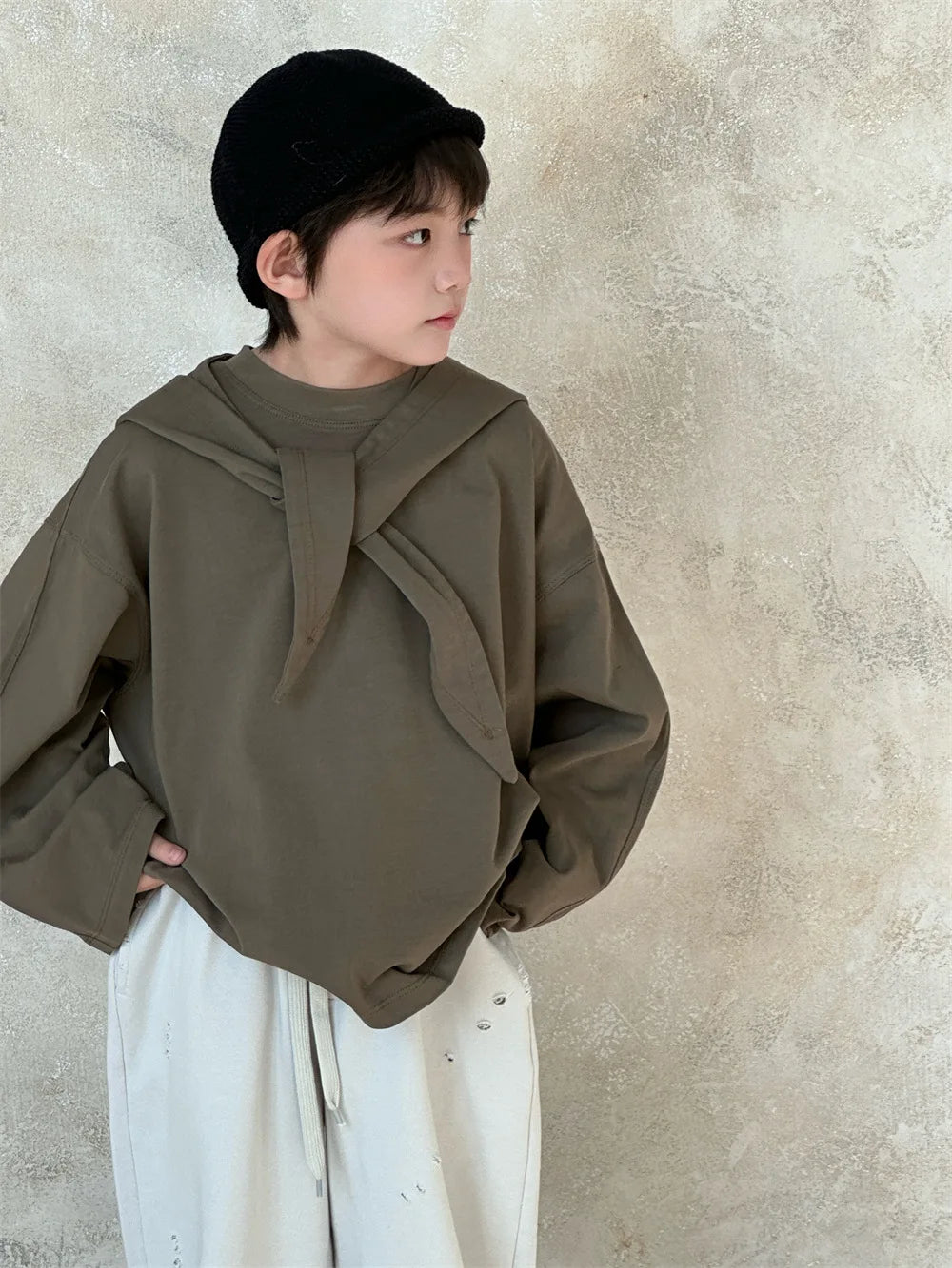 Kids Western Style Versatile Long sleeve