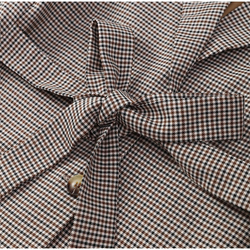 Fashion Plaid Shorts Set