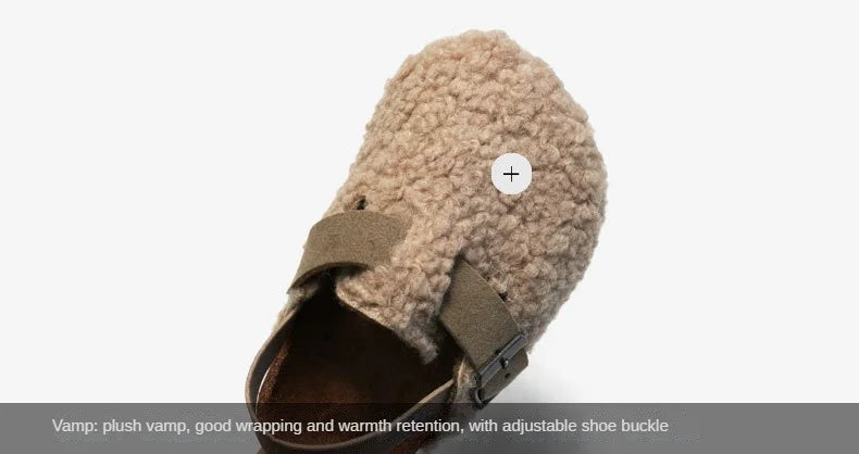 Children's Fleece Elastic Clogs