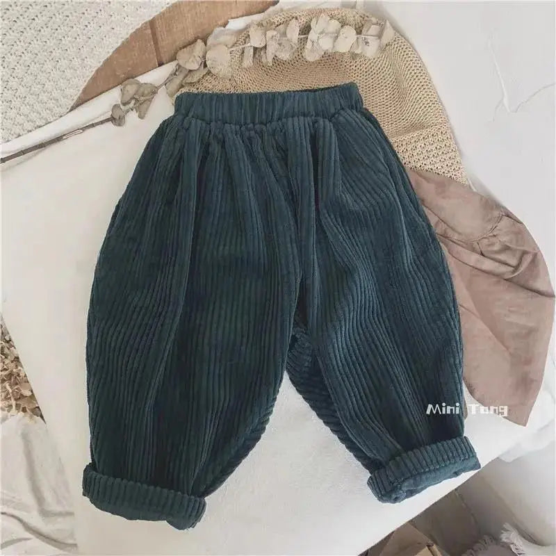Children's Korean Corduroy Pants