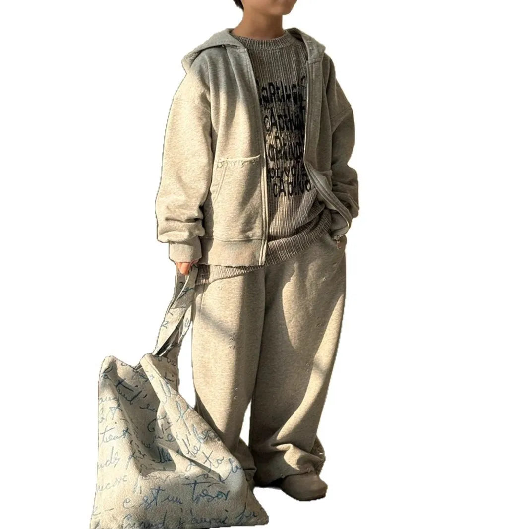 Kids Neutral coloured Tracksuit