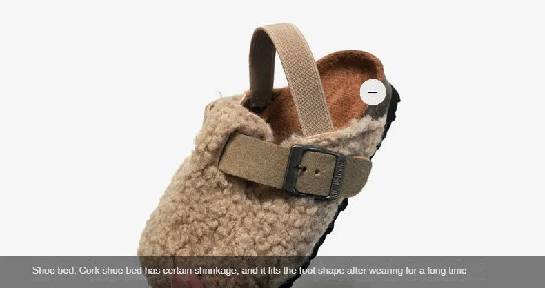 Children's Fleece Elastic Clogs