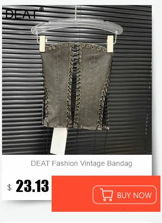 Mesh Denim Camisole Vest