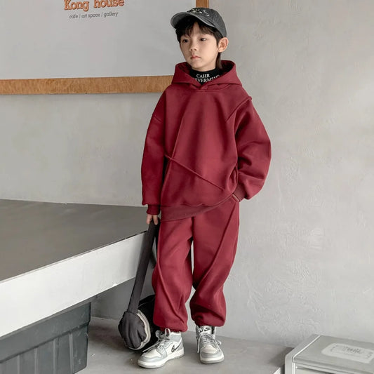 Maroon tracksuit for kids