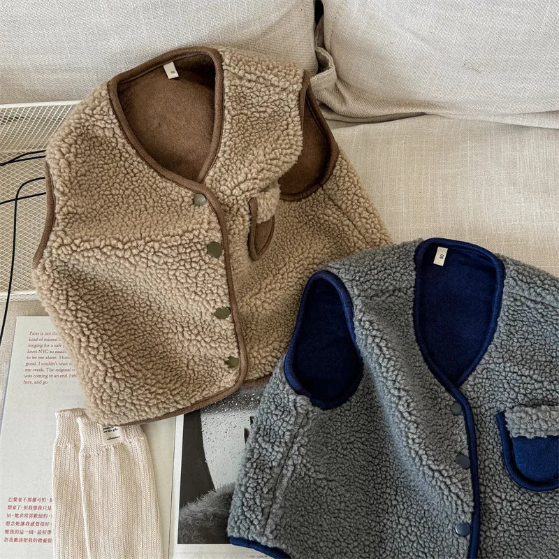 Reversible Lambskin Vest