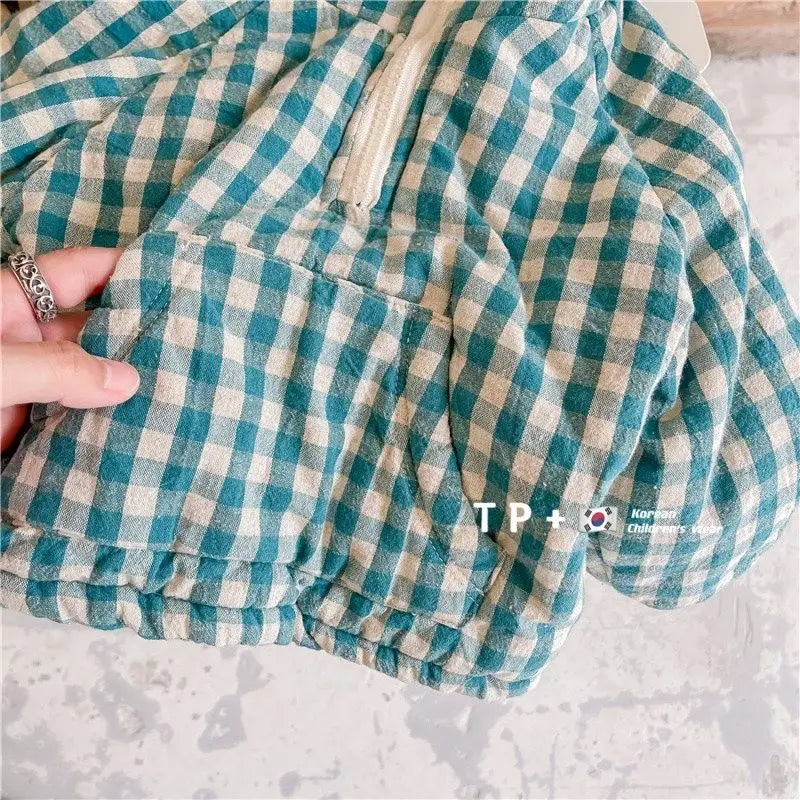Fashion Plaid Kids Jacket