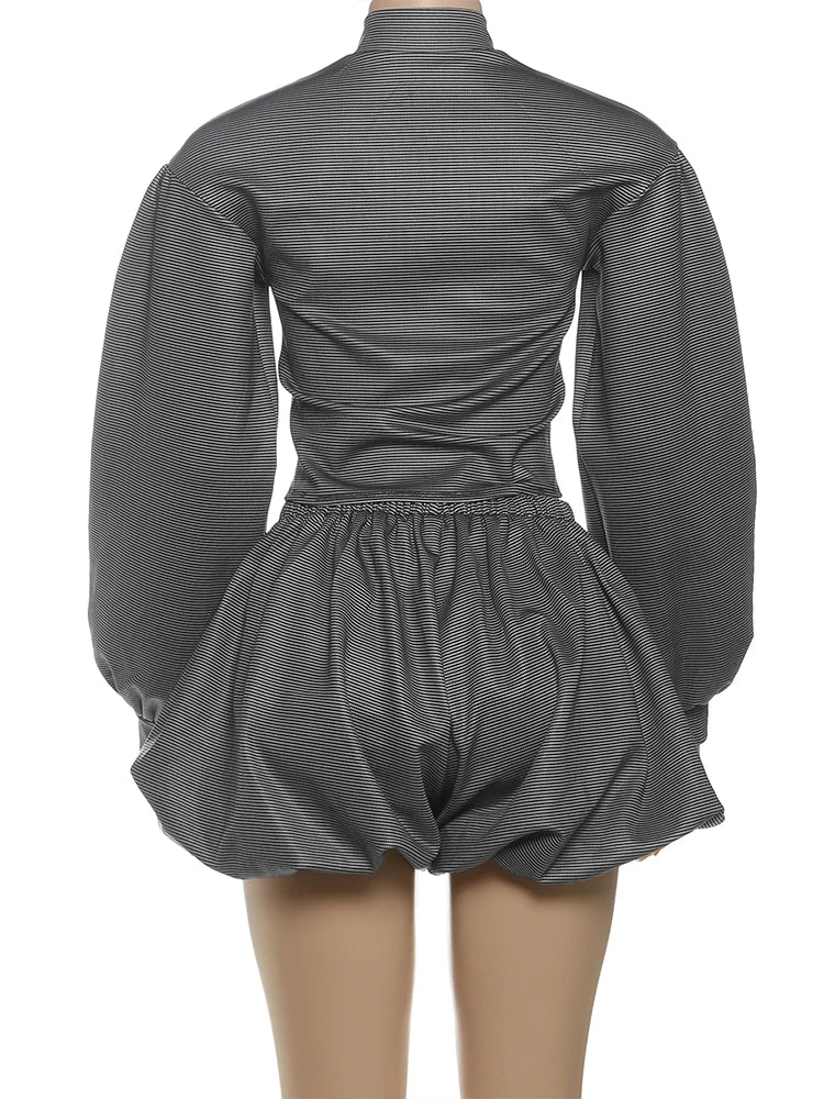 Casual Stripe 2 Piece Set