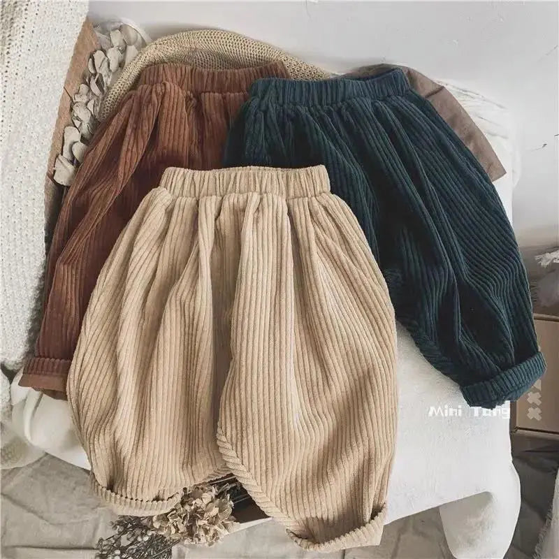 Children's Korean Corduroy Pants