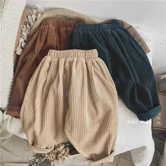 Children's Korean Corduroy Pants