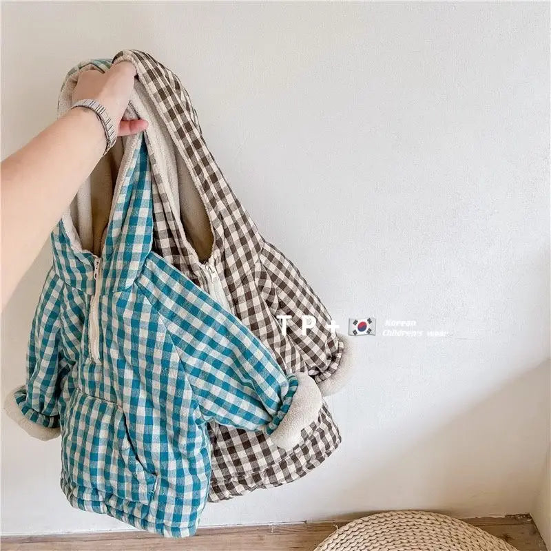 Fashion Plaid Kids Jacket