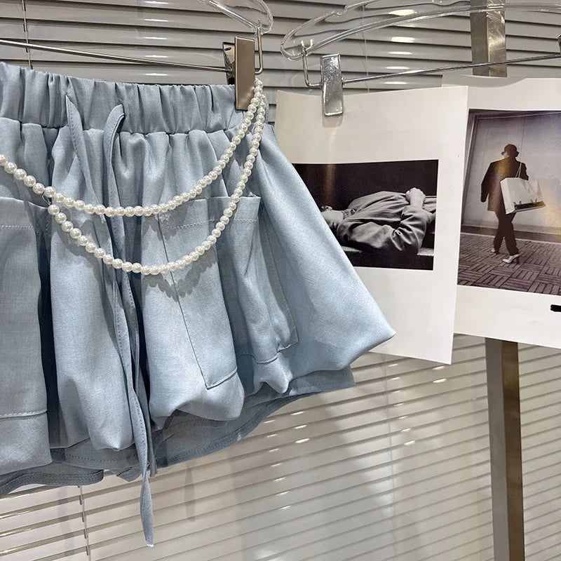 Baby Blue summer Two-pieces Set