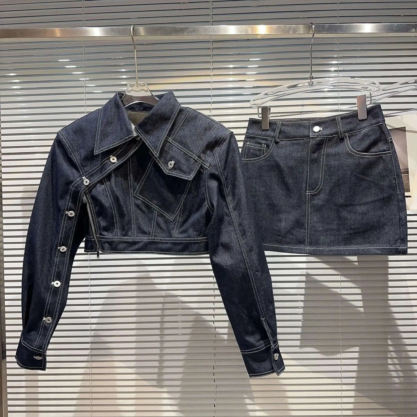 Vintage Denim Two Piece set