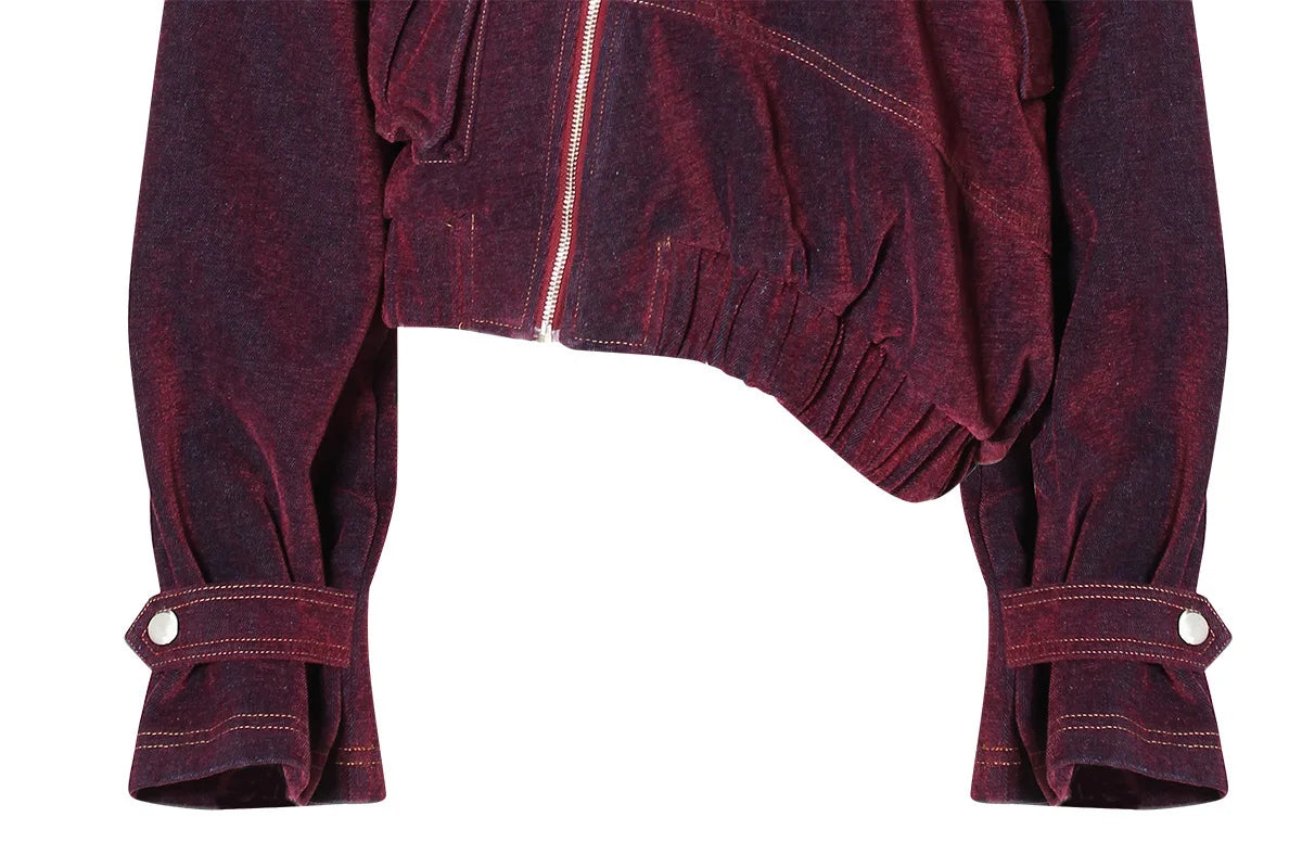 Asymmetric Denim Jacket