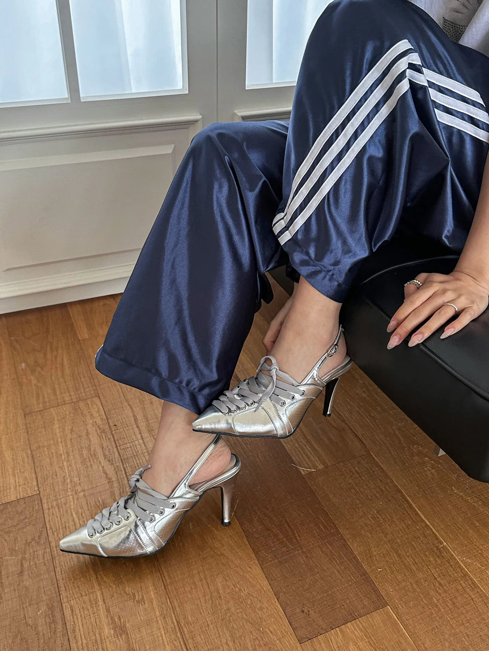 Harajuku Glossy Sport Pants