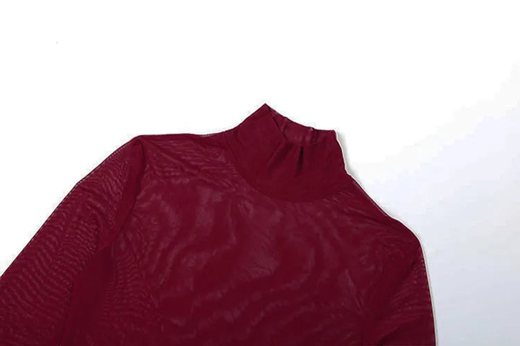 Women Bodysuit+Furry Patchwork