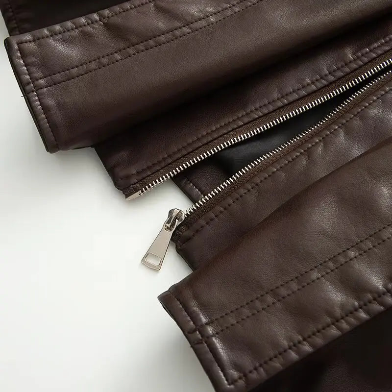 Full Sleeve Stand Collar Slim Jacket